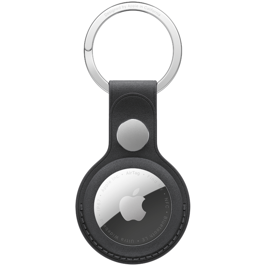AirTag FineWoven Key Ring - Black,Model A3363