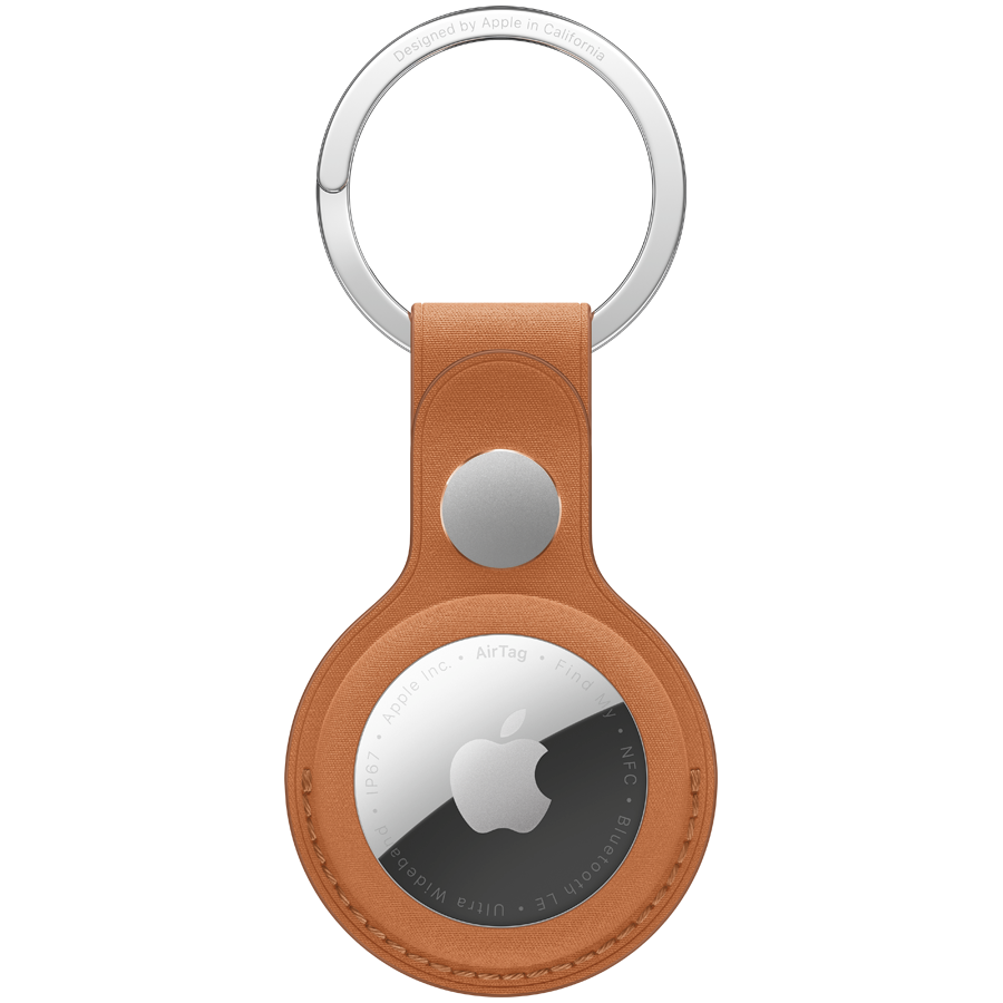 AirTag FineWoven Key Ring - Fox Orange,Model A3363
