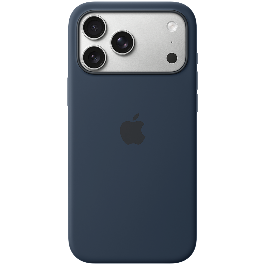 iPhone 17 Pro Max Silicone Case with MagSafe - Midnight,Model A3560