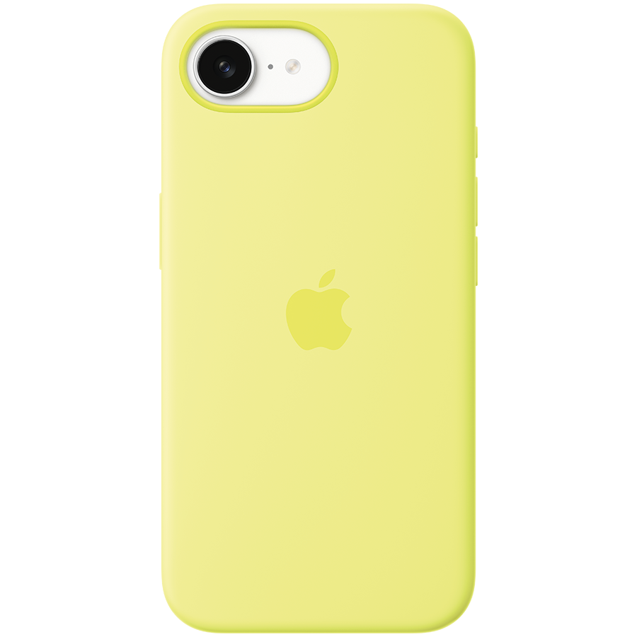 iPhone 16e Silicone Case - Neon Yellow,Model A3407