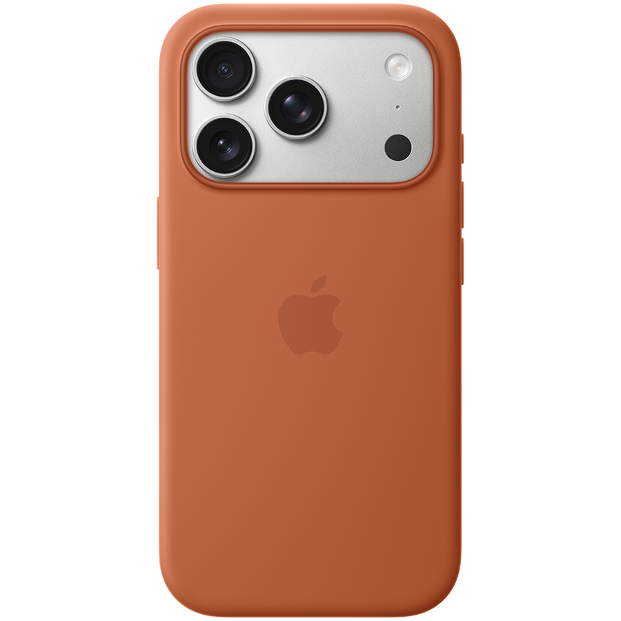 iPhone 17 Pro Silicone Case with MagSafe - Terra Cotta,Model A3559