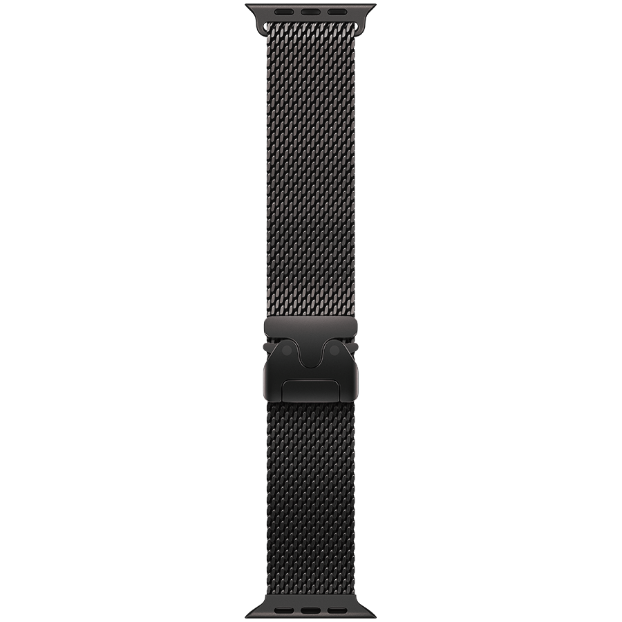 49mm Black Titanium Milanese Loop - Small