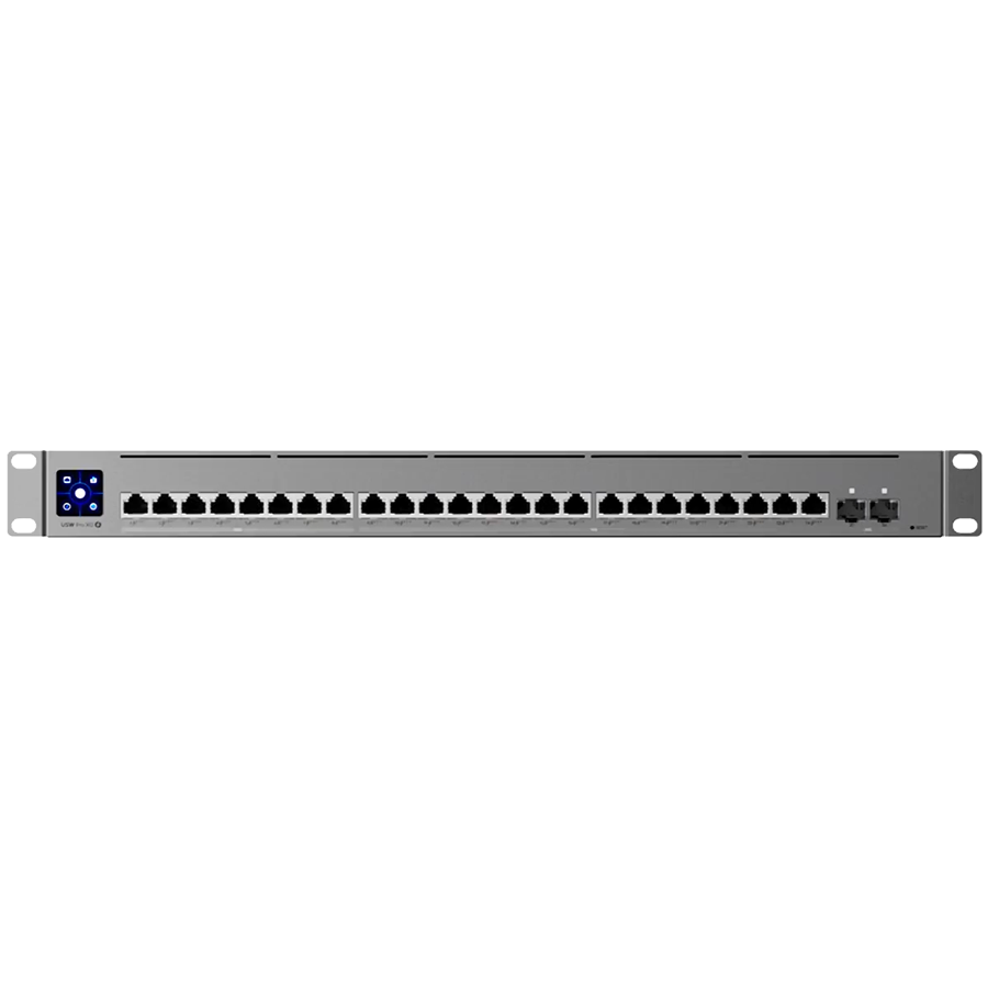 Ubiquiti USW-PRO-XG-24-EU Layer 3 Ethernet switch with 16x 10 GbE, 8x 2.5 GbE, and 2x 25G SFP28 ports
