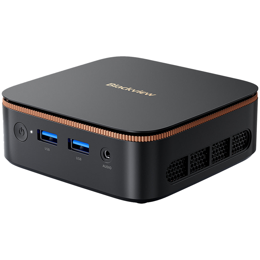 Blackview miniPC MP20 Intel N150 up to 3.6HGz 16/512 WiFi 6 BT 5.2 LAN RJ45 USB 3.0x2 USB 2.0x2  HDMIx2 DPx1 Windows 11Pro Black