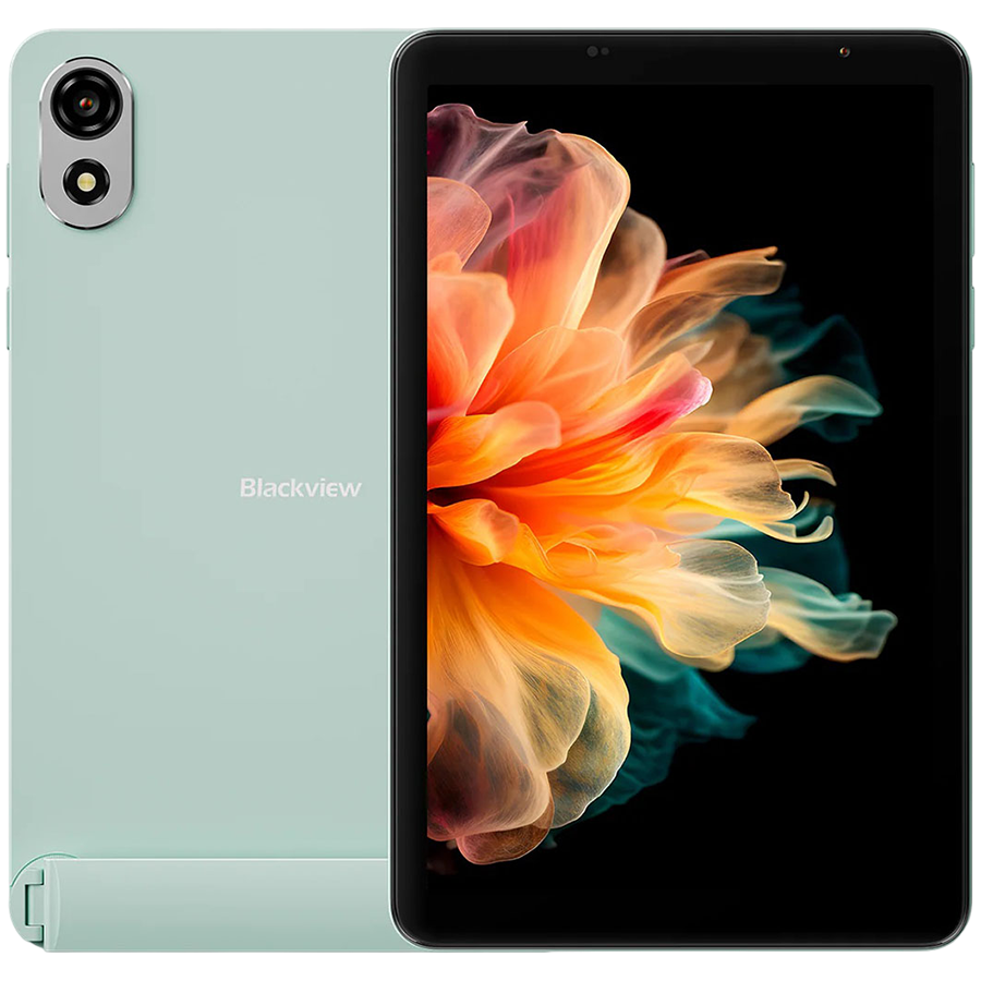 Blackview Zeno 1 LTE 6GB/256GB 8-inch HD IPS 800x1280 90Hz Unisoc T615 Octa-core 1.6GHz 8MP Front/8MP Back Camera Battery 6000mAh No Charger Type-C L1 NetflixHD TUV Android 15 Jungle Green