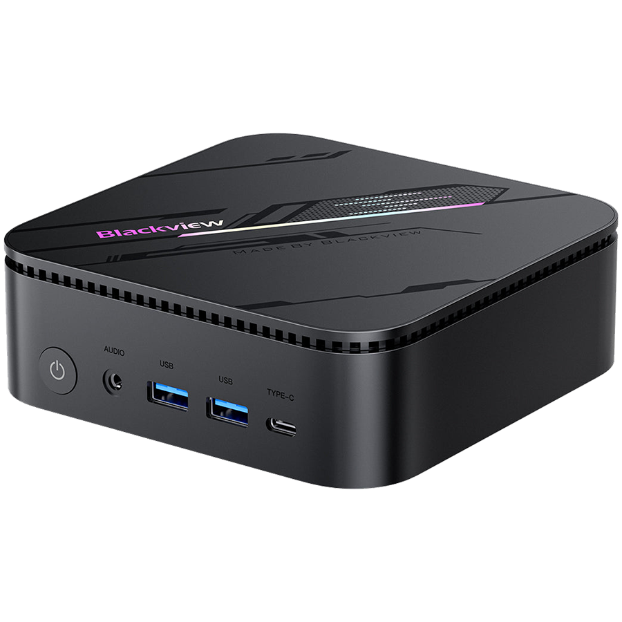 Blackview miniPC MP100 Pro i9-12900HK up to 5.0HGz 16/1Tb WiFi 6 BT 5.2 LAN RJ45 USB 3.1Gen1x4 USB 3.1Gen2x2 TypeC PDx1 HDMI DP Windows 11Pro Grey