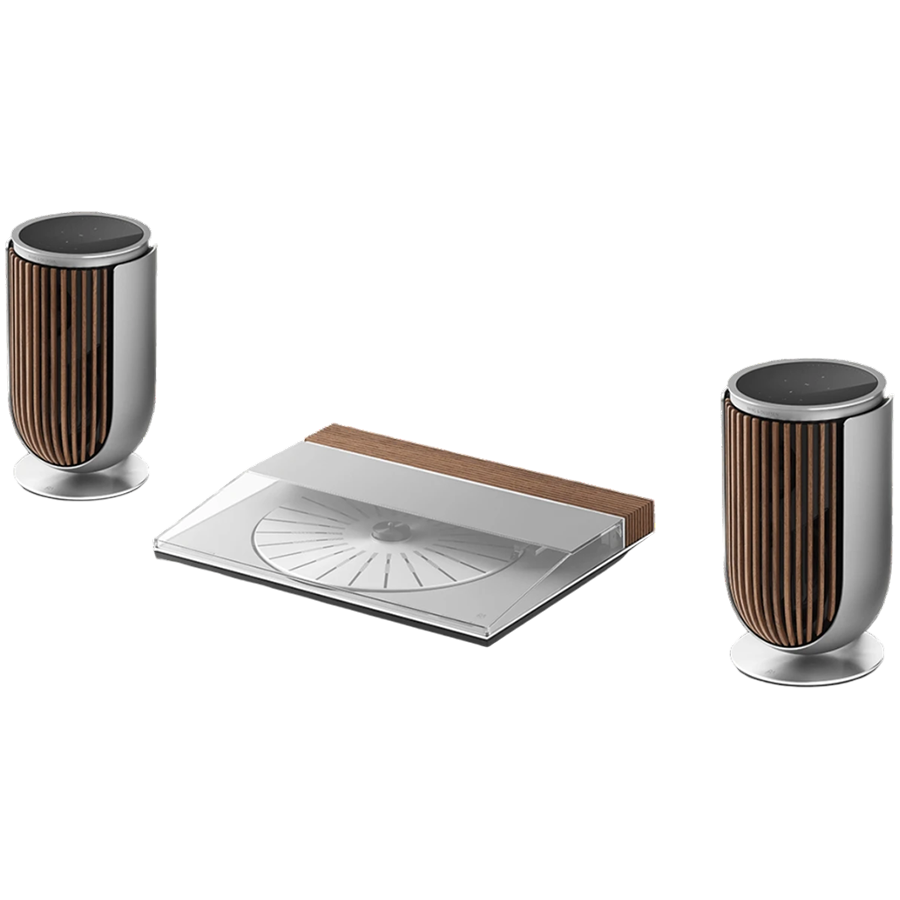 Beogram 3000c EU Recreated, Grey Aluminium/Walnut Atelier