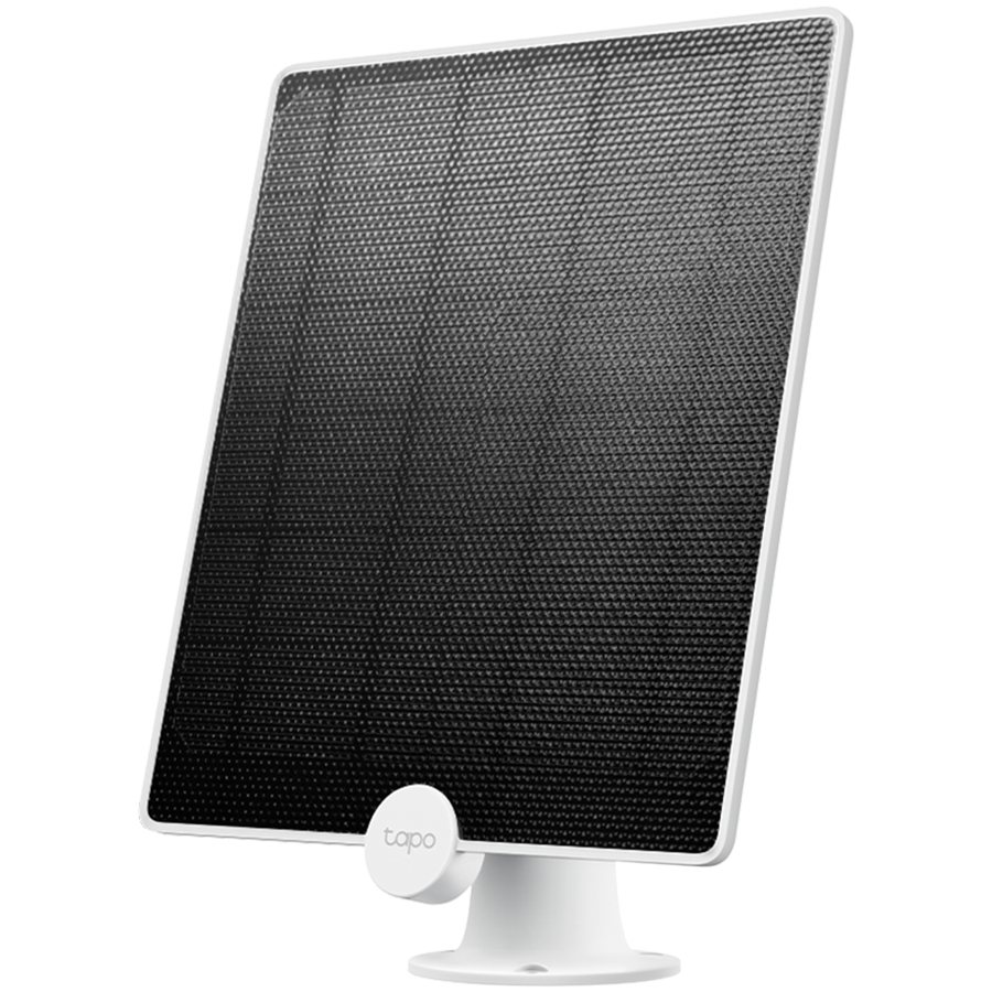 TP-Link Tapo A200 Tapo Solar Panel, 5.2V 4.5W, Non-Stop Power, Works with Tapo battery-powered cameras (Tapo C425, Tapo C420, and Tapo C400), 4m Charging Cable, 360° Adjustable Bracket, Weath