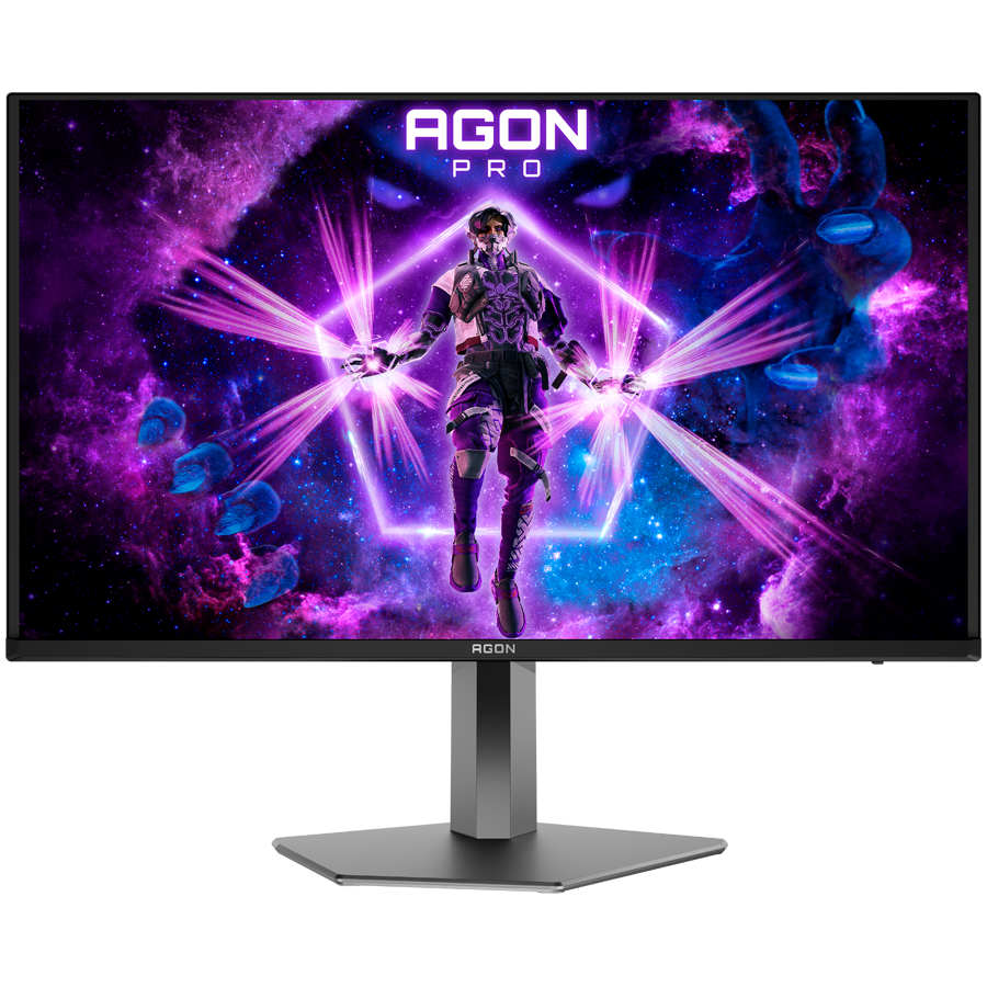 AOC Agon PRO AG326UD 31.5" QD-OLED Gaming Monitor, 4K UHD 3840x2160, 165Hz, 0.03ms, DisplayHDR 400, Adaptive Sync, G-Sync Compatible, 2x HDMI 2.1, 1x DP 1.4, USB hub, Full Ergo, Speakers