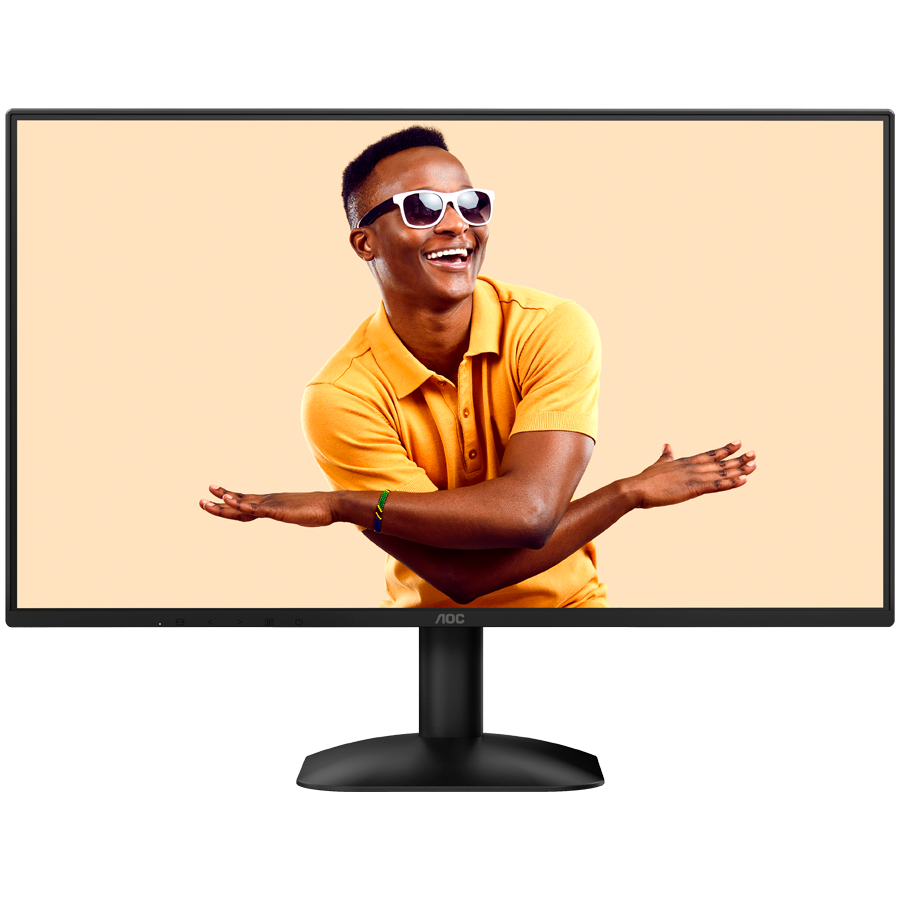 AOC Monitor 24B31H 23.8" IPS, 1920x1080, 120Hz, 1ms MPRT, 300 cd/m2, 1500:1, Adaptive Sync, VGA, HDMI, Tilt, Black, VESA, 3y