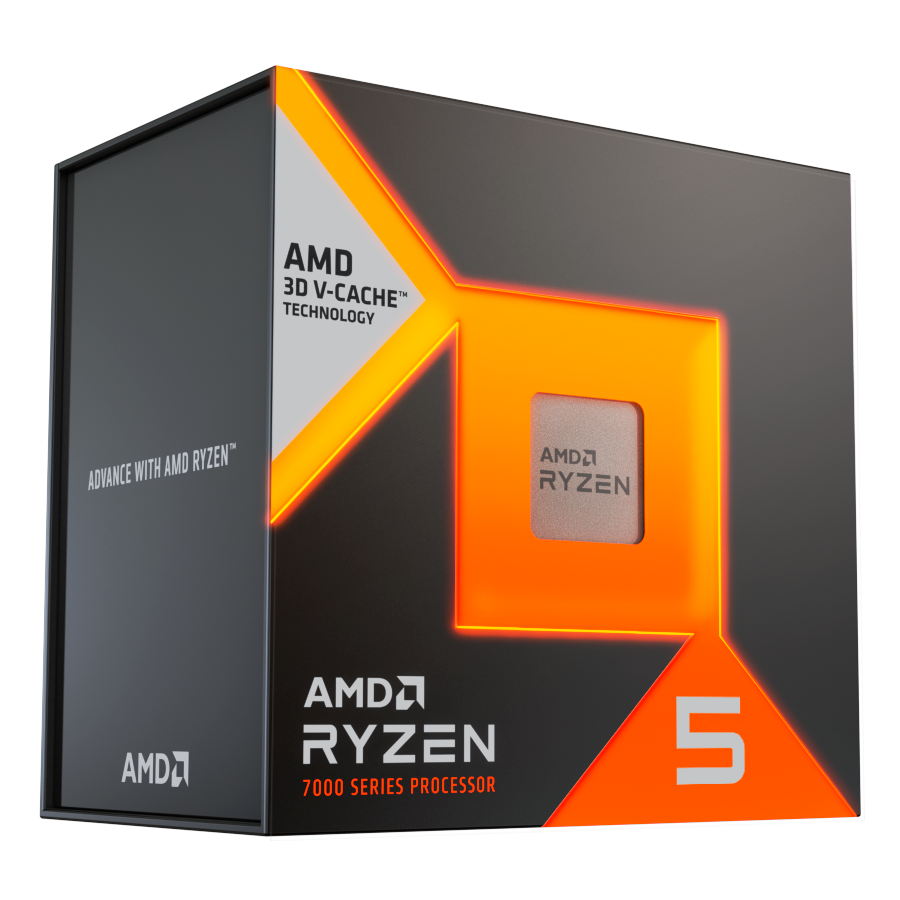 CPU|AMD|Desktop|AMD Ryzen 5|7500X3D|Raphael AM5|4000 MHz|Cores 6|96MB|Socket SAM5|65 Watts|GPU Radeon|BOX|100-100001904WOF