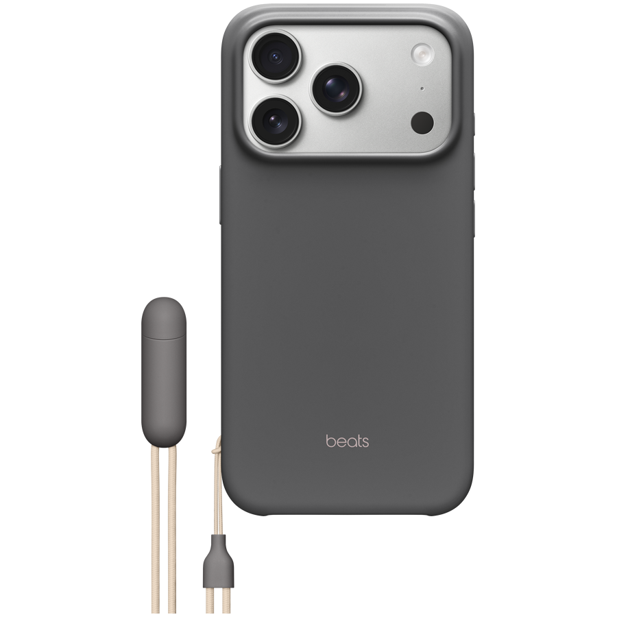 Beats iPhone 17 Pro Kickstand Case with MagSafe and Camera Control - Granite Gray,Model A3509