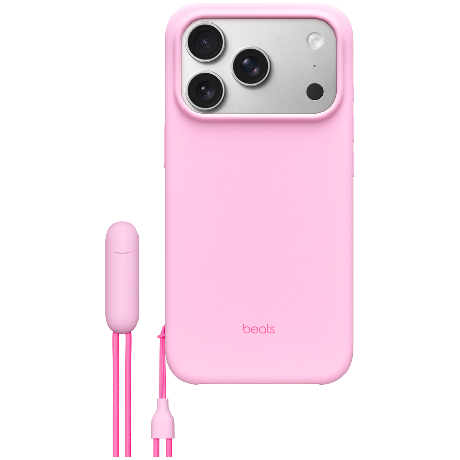 Beats iPhone 17 Pro Kickstand Case with MagSafe and Camera Control - Pebble Pink,Model A3509