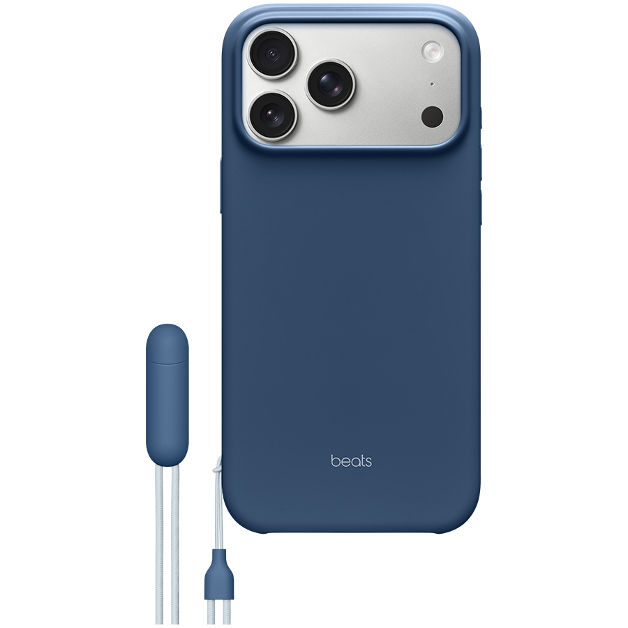 Beats iPhone 17 Pro Max Case with MagSafe and Camera Control - Bedrock Blue,Model A3508