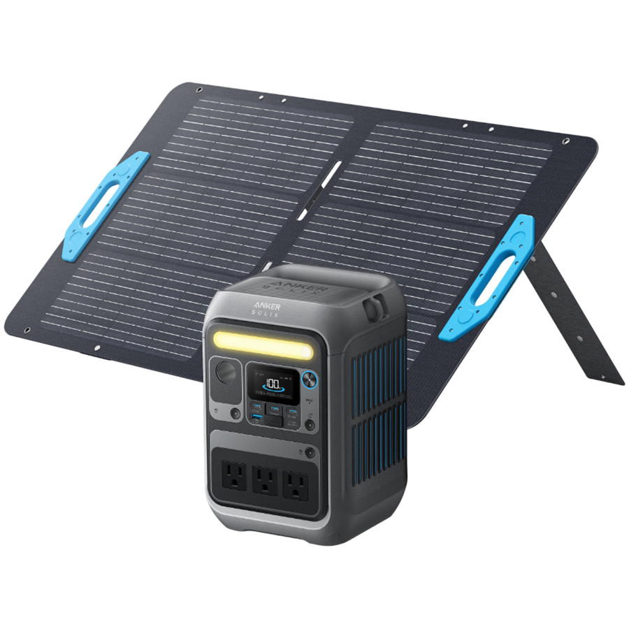 Anker SOLIX C300X plus PS60 Portable Solar Panel