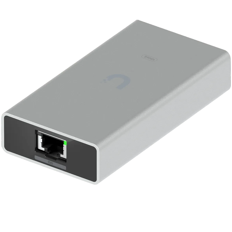 Ubiquiti UACC-Adapter-RJ45-USBC-10GE Plug-and-play, Ethernet adapter with USB-C for seamless 10GbE network connectivity