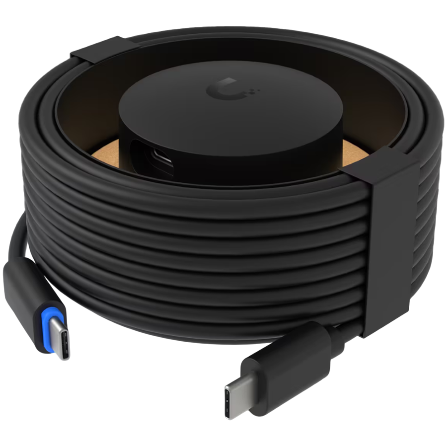 Ubiquiti cable UACC-Adapter-DBAC-EU G4 Doorbell Pro AC Adapter 100 240V AC, 50,60 Hz, 0.3A input and 5V DC, 2A output, pugs into standard EU electrical outlet