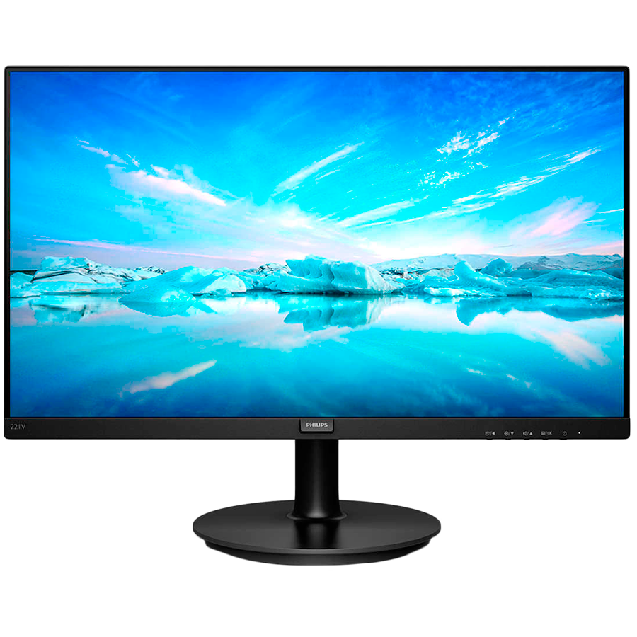 PHILIPS 221V8A monitor - 54.6cm (22"/21.5" vidno), FHD (1920 x 1080), VA, 75Hz, 4ms (GTG), Adaptive Sync, 1x D-SUB (VGA), 1x HDMI