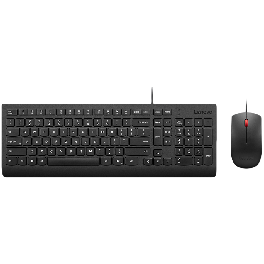 Lenovo Essential Wired Combo Keyboard and Mouse (US Euro 103P)