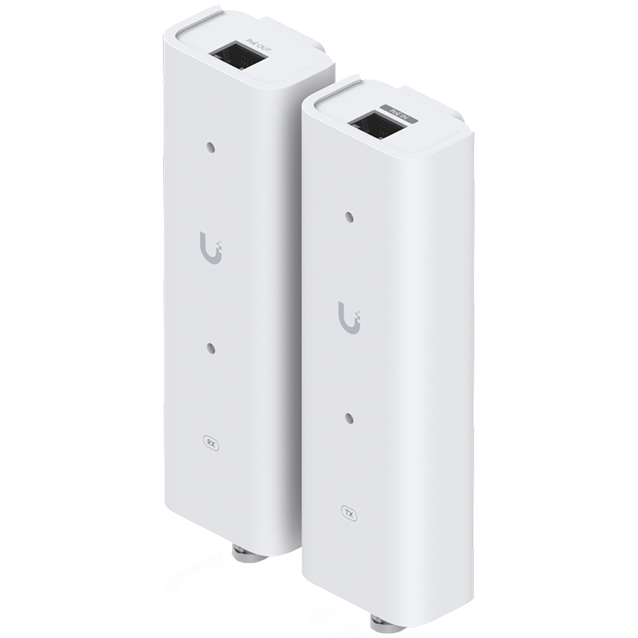 Ubiquiti UniFi UACC-Retrofit-PoE-2Wire A pair of extenders that extends PoE over twisted-pair or coaxial cables, ideal for retrofit scenarios