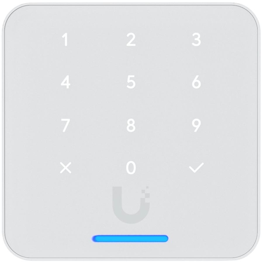 Ubiquiti UniFi Access G3 Flex UA-G3-FLEX-W, čitalnik kartic, NFC, Touch Pass, tipkovnica PIN, senzor zamaha za izhod, IP55, PoE, bel