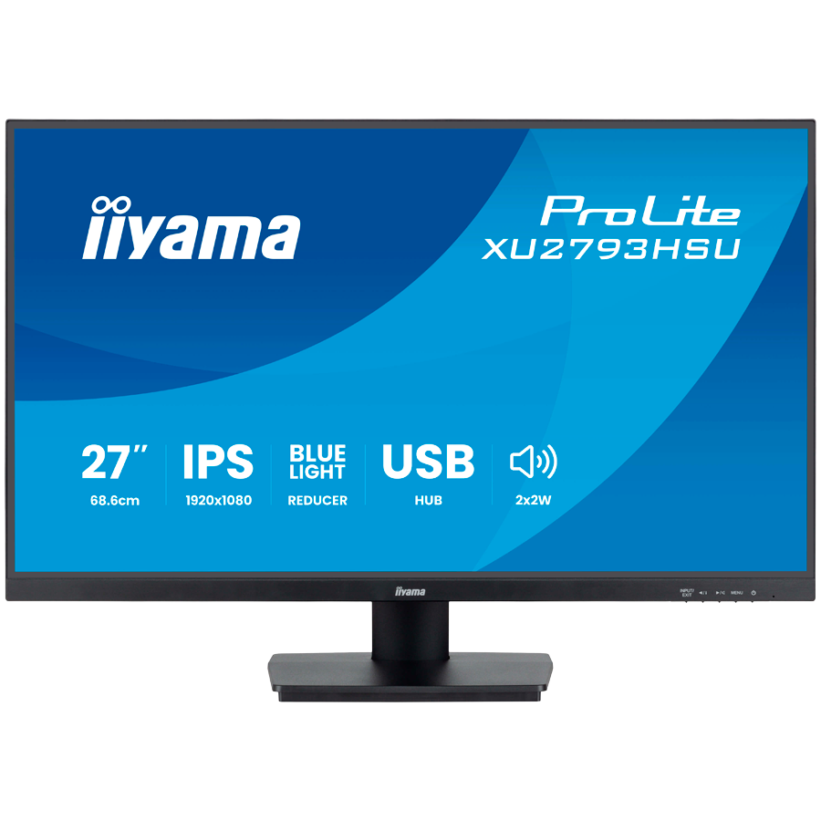 Iiyama ProLite XU2793HSU-B7 - LED monitor 27 Full HD (1080p) 75 Hz IPS 300 cd 1300:1 1 ms HDMI, DP, Speakers, Matte