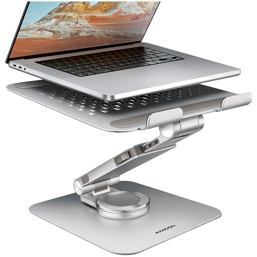 NB ACC STAND 10-17" ROTATING/ALUMINUM STND-LR AXAGON