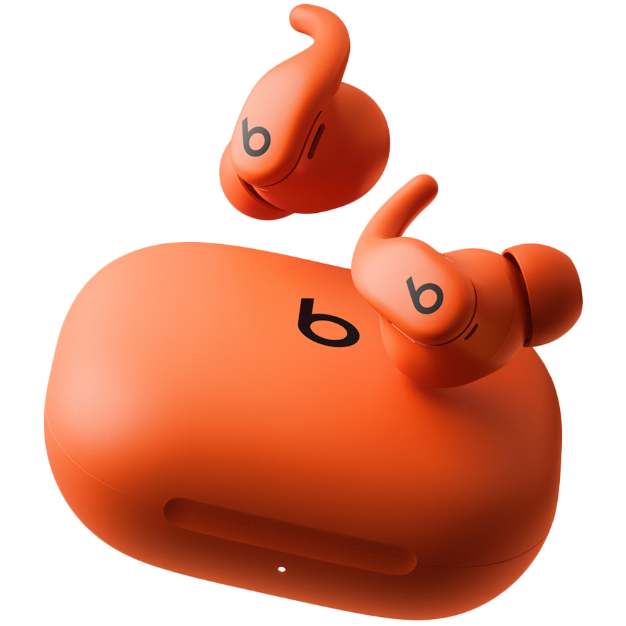 Powerbeats Fit - Wireless Noise-Cancelling Workout Earbuds with Ultimate Secure Fit - Spark Orange,Model A3477 A3476 A3479