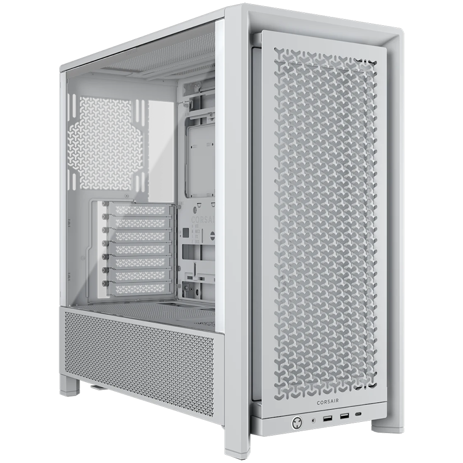 CORSAIR FRAME 4000D Modular Mid-Tower, računalniško ohišje, belo