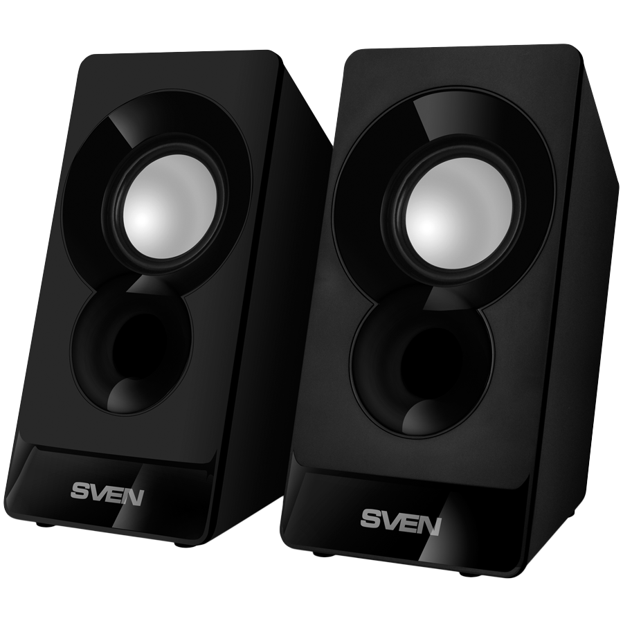 Speakers SVEN 300, black, USB, power output 2x3W (RMS)