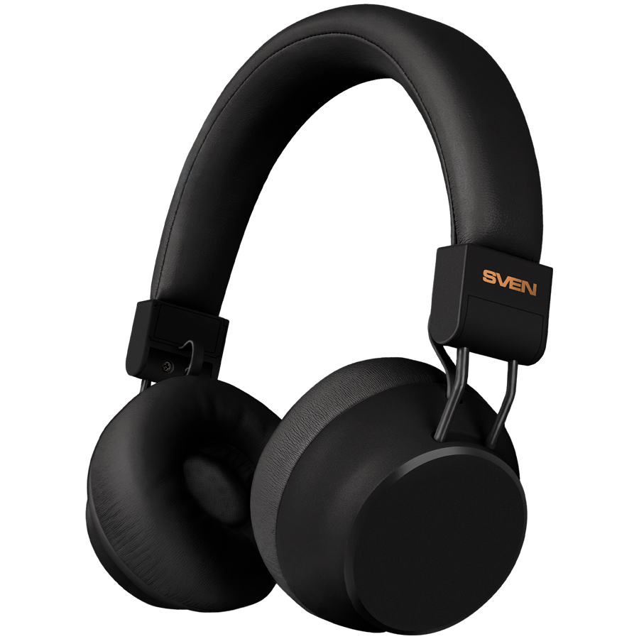 Wireless stereo headphones with microphone SVEN AP-B710MV, black (Bluetooth, ANC, APP, 3 mics, 500mAh )