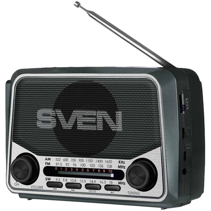 SVEN Speaker SRP-150, gray (3W, Bluetooth