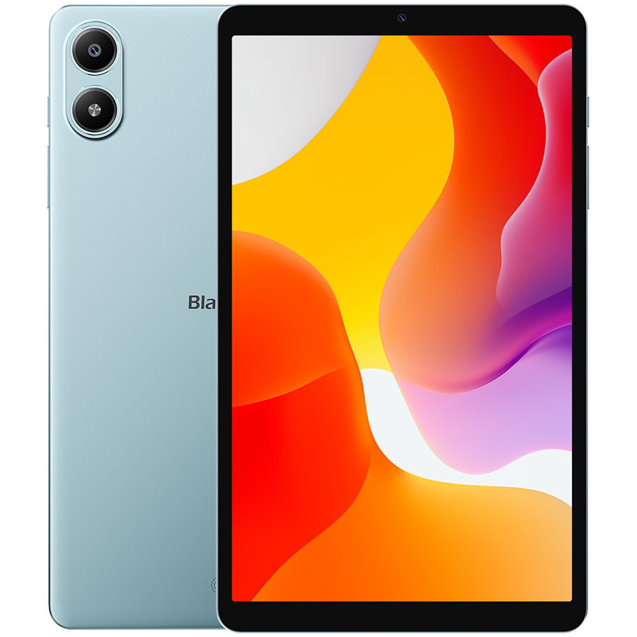 Blackview LINK 2 WiFi 4/128GB 8.68-inch HD+ 1340x800 60Hz Unisoc T310 Quad-core 2.0GHz 5+8MP Cam Android 15 5000mAh GPS Glonass Galileo Glacier Blue