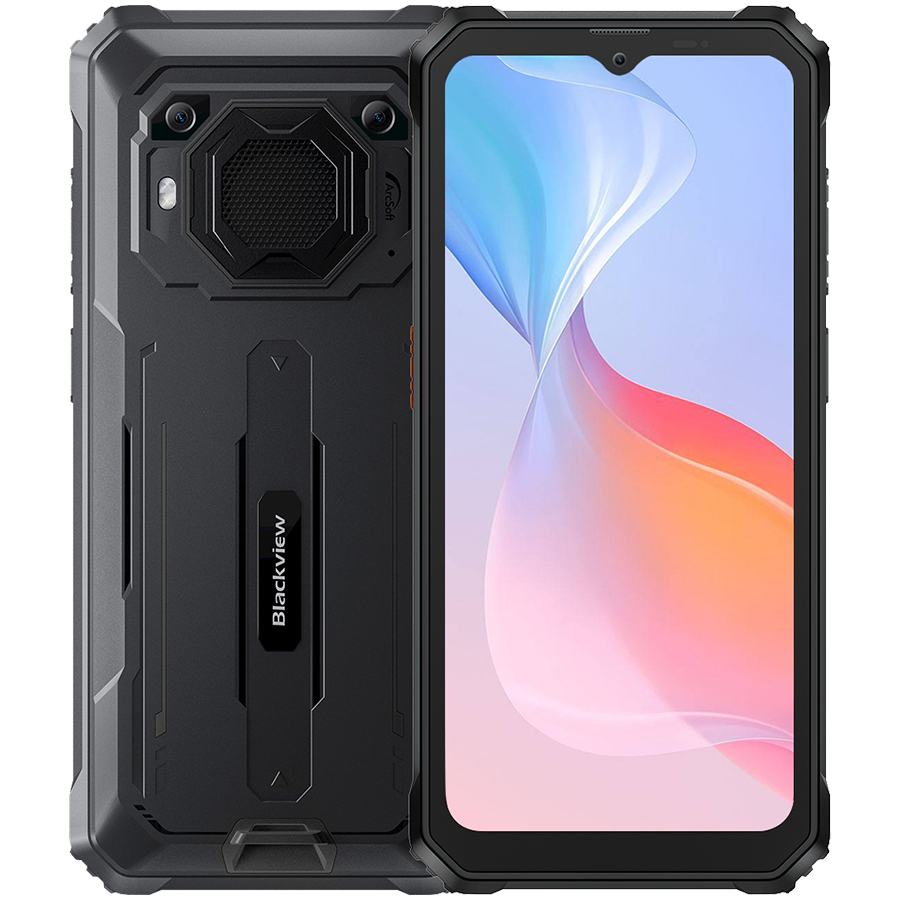Blackview BV6200Pro 6.56" HD+ Helip P35 (Octacore 2.3Ghz) 6GB+128GB DS TF Card (1Tb Max) CAM 8+13+0.3MP 13000mAh IP68&IPK69 MIL-SPEC 810H No Charging Android 14 Black