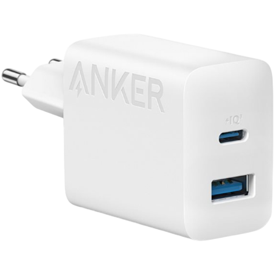 Anker 20W Wall Charger (2 Ports) White