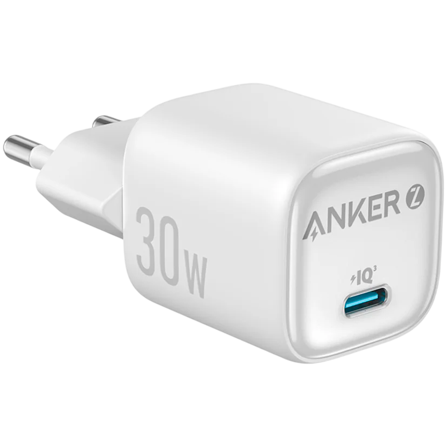 Anker Zolo Charger (30W, PD 3.0) White