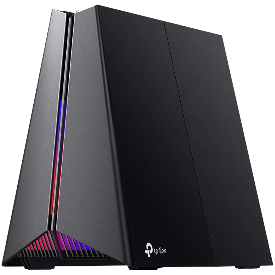 TP-Link Archer GE550 BE9300 Tri-Band Wi-Fi 7 Gaming Router, 574 Mbps at 2.4 GHz + 2882 Mbps at 5 GHz + 5764 Mbps at 6 GHz, 4x Internal Antennas, Quad-Core CPU, 1x5 G WAN port +1x5 G LAN port 