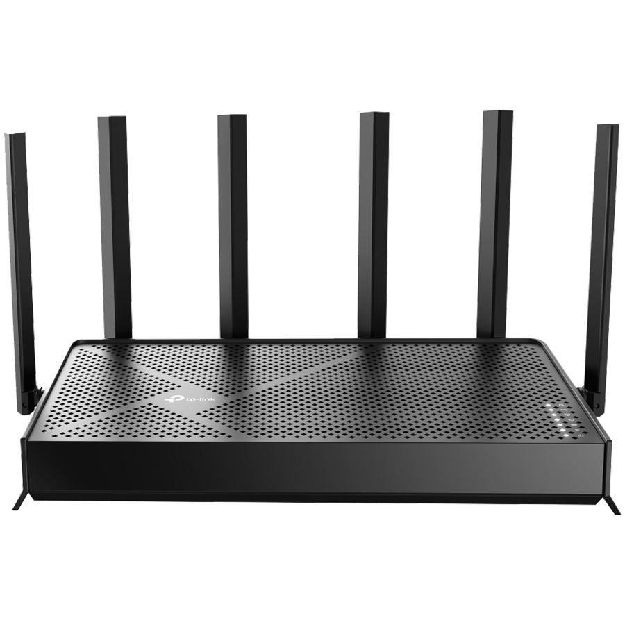 TP-Link Archer BE400 BE6500 Dual-Band Wi-Fi 7 Router, 688 Mbps at 2.4 GHz + 5764 Mbps at 5 GHz, 6xAntennas, 2.0 GHz Quad-Core CPU, 1x2.5 Gbps WAN port +1x2.5 Gbps LAN port + 3x1 Gbps LAN port