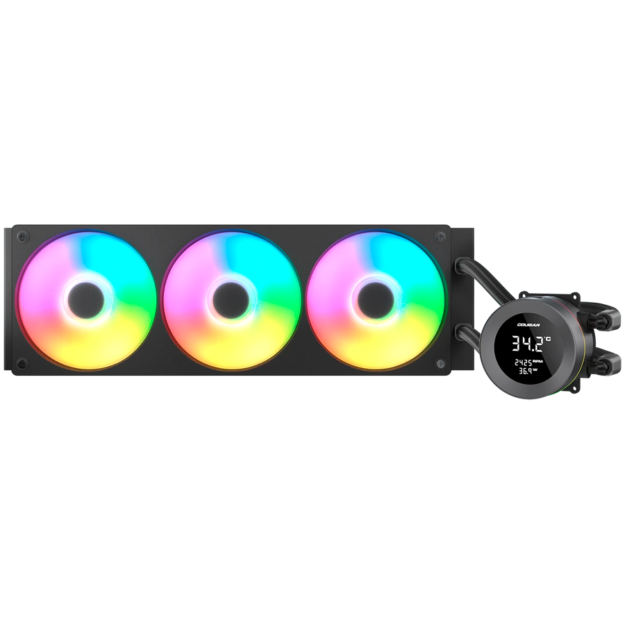 COUGAR Poseidon Vistek ARGB 360 AiO Liquid Watercooling - Black