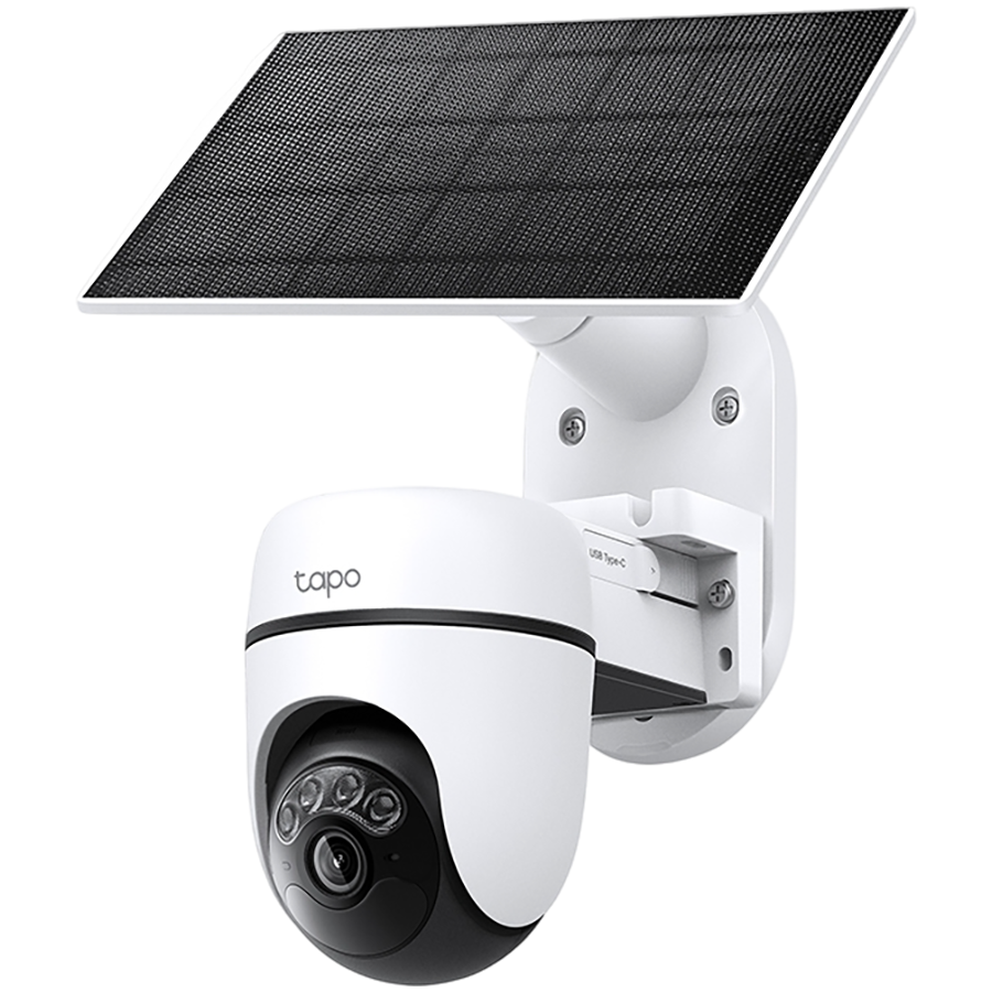 TP-Link Tapo C610 Kit Solar-Powered Pan/Tilt Security Camera Kit, 2K 3MP(2304x1296), 2.4 GHz, 6700mAh rechargeable lithium-ion battery, Solar panel (5.2V, 2.5W), Pan/Tilt, Non-Stop Power, Sma