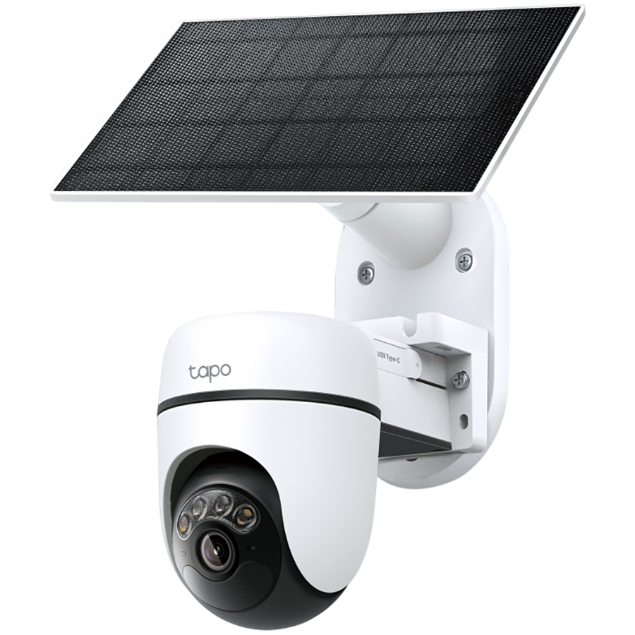 TP-Link Tapo C630 KIT Solar-Powered Pan/Tilt Security Camera Kit, 3K 5MP (2880x1620), 2.4 GHz, 6700mAh rechargeable lithium-ion battery, Solar panel (5.2V, 2.5W), Pan/Tilt, Non-Stop Power, AI