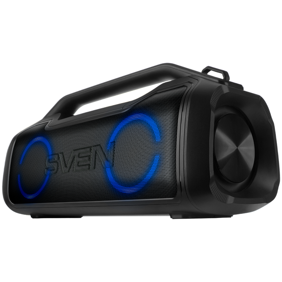 SVEN PS-390, black, Bluetooth, 50W, Waterproof, power bank, TWS.