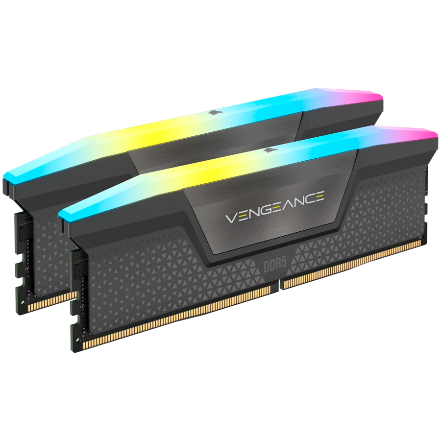 CORSAIR Vengeance RGB Grey DDR5 16GB (2x8GB) 6000MHz CL36 EXPO/XMP UDIMM pomnilnik
