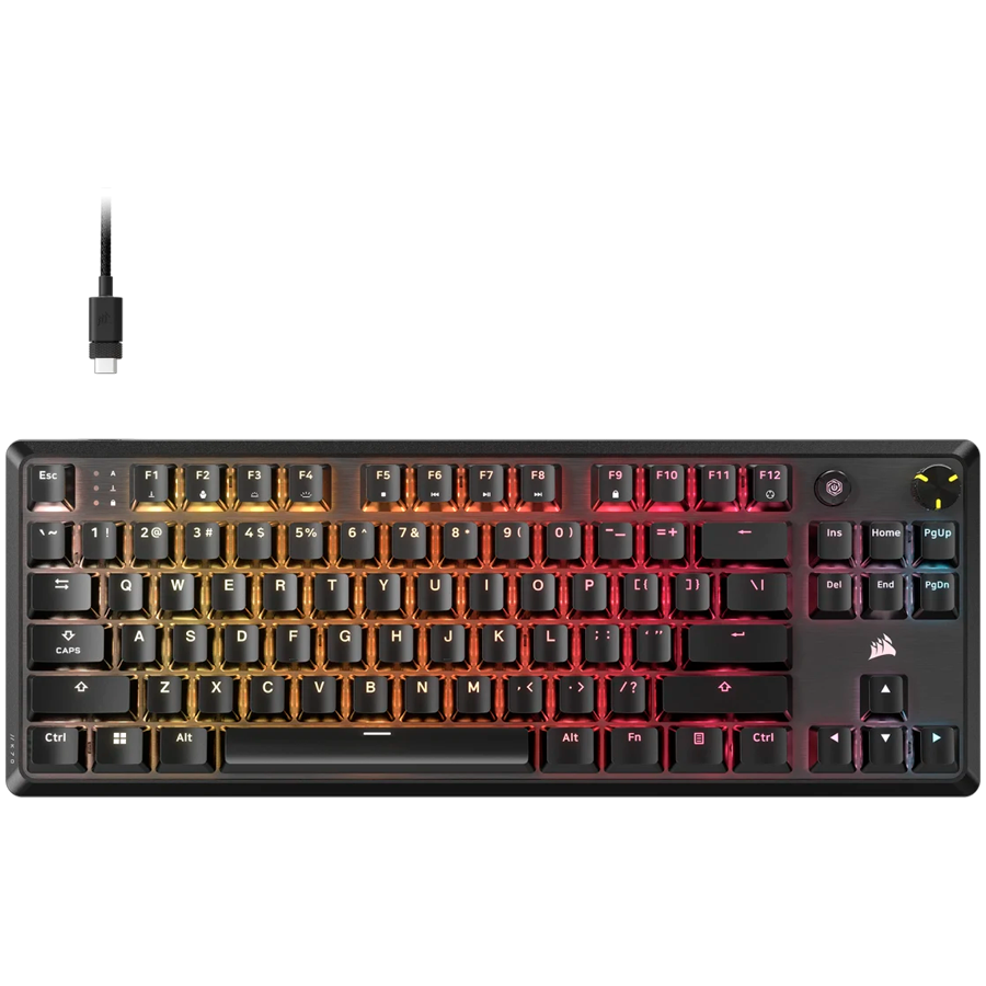 CORSAIR K70 CORE TKL, RGB Mehanična Gaming Tipkovnica, črna