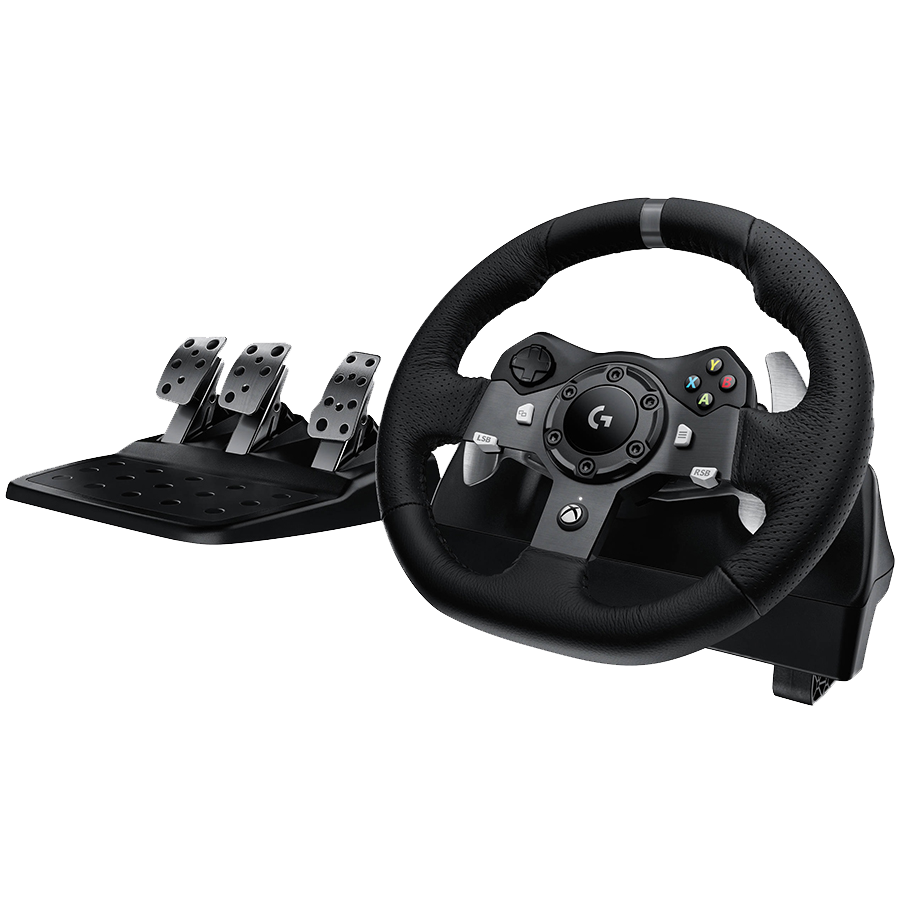 LOGITECH G923 Racing Wheel and Pedals - PC/PS - BLACK - USB - UK