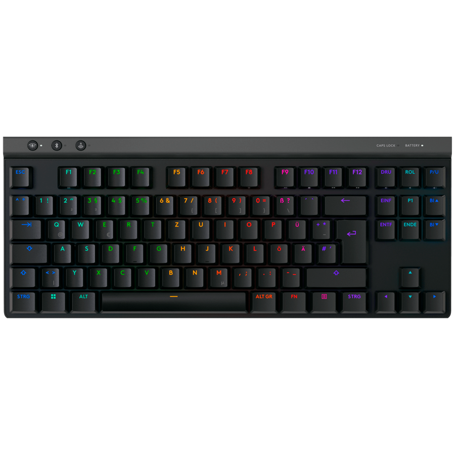 LOGITECH G515 LIGHTSPEED TKL Wireless Gaming Keyboard-BLACK-FRA-2.4GHZ/BT-EMEA28i-935-TACTILE