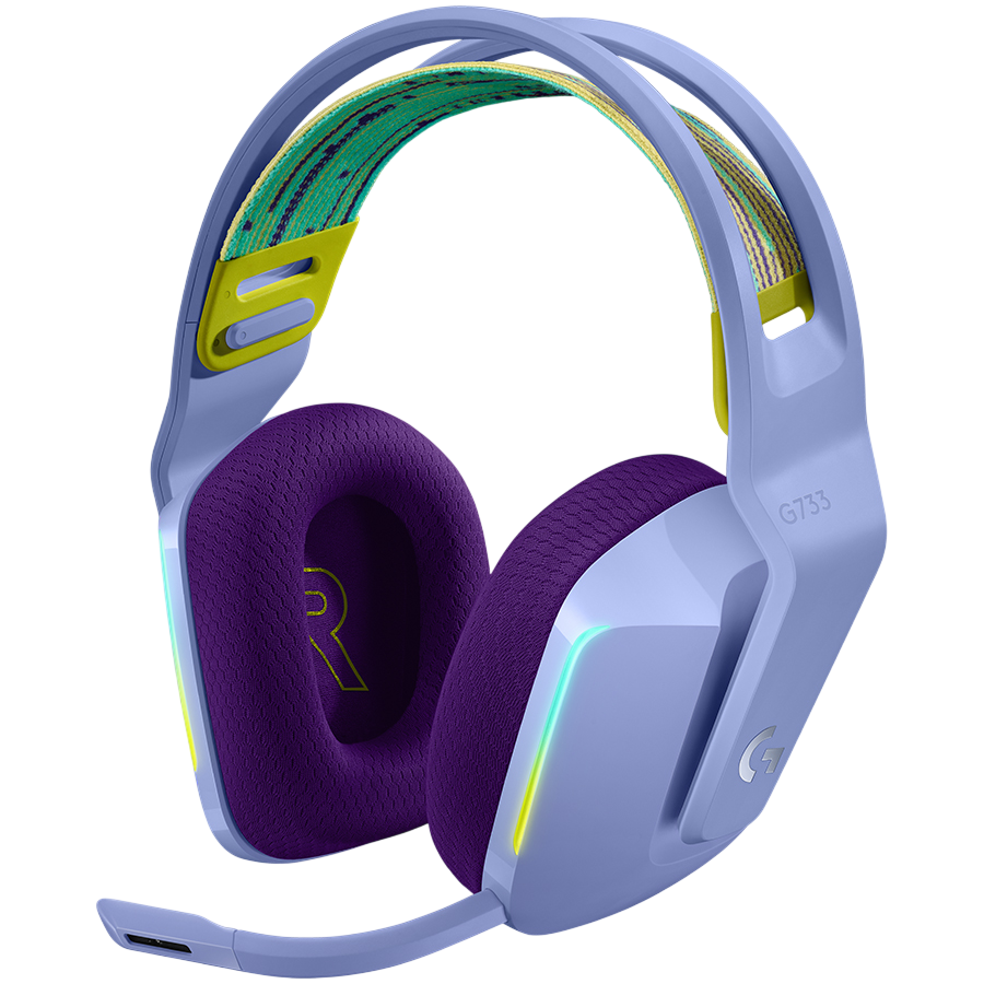 LOGITECH G733 LIGHTSPEED Wireless RGB Gaming Headset - LILAC