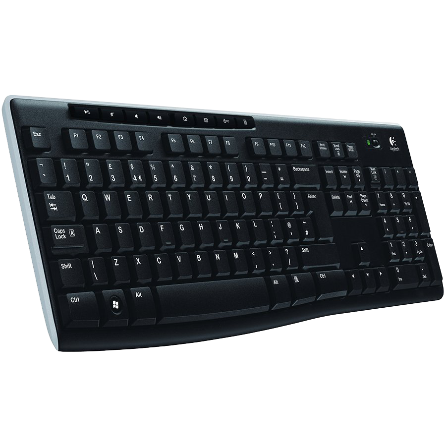 LOGITECH K270 Wireless Keyboard - BLACK - FRA
