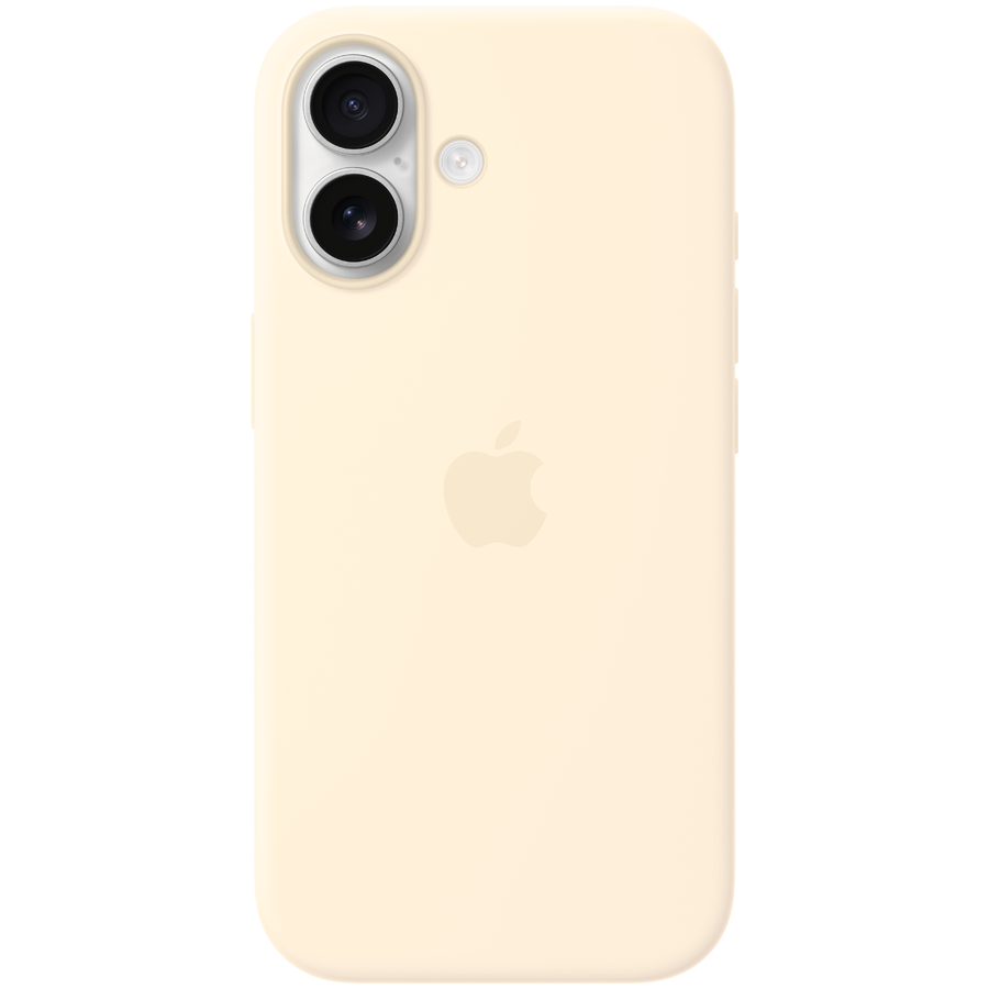 iPhone 17 Silicone Case with MagSafe - Vanilla,Model A3558