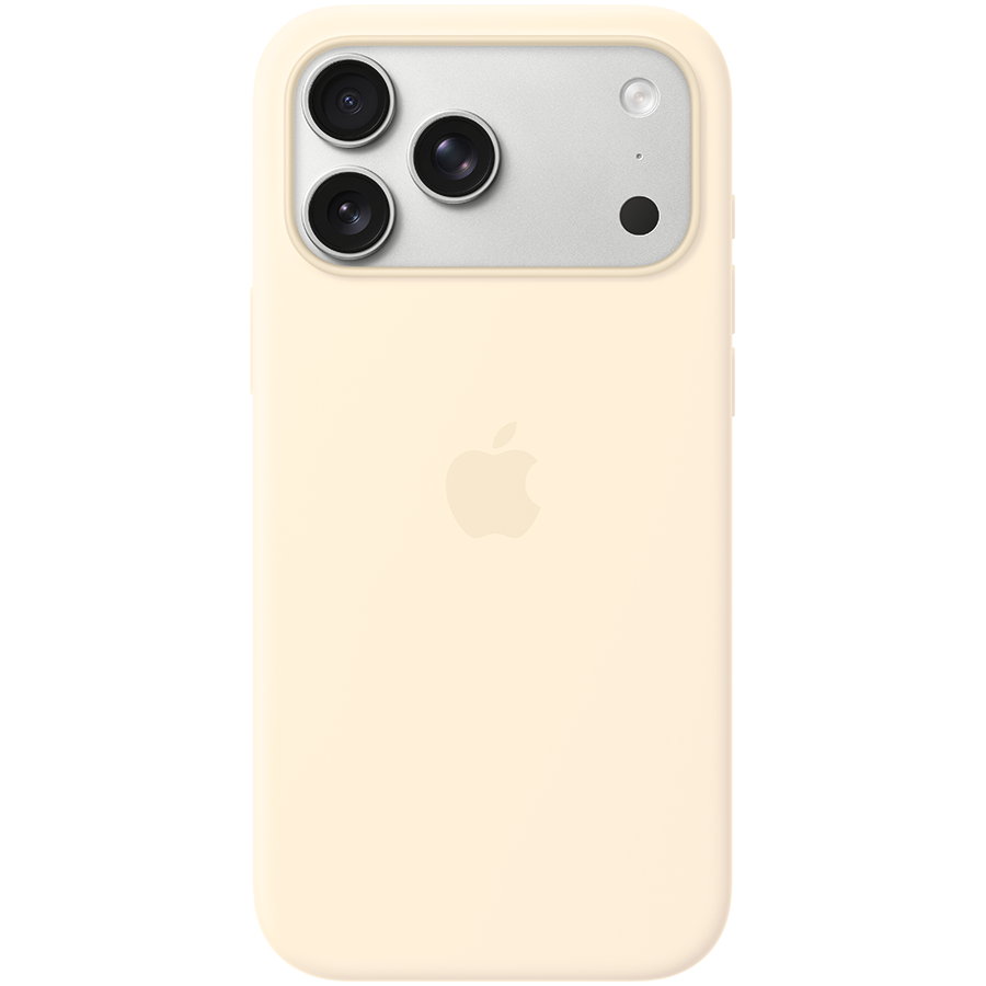 iPhone 17 Pro Max Silicone Case with MagSafe - Vanilla,Model A3560
